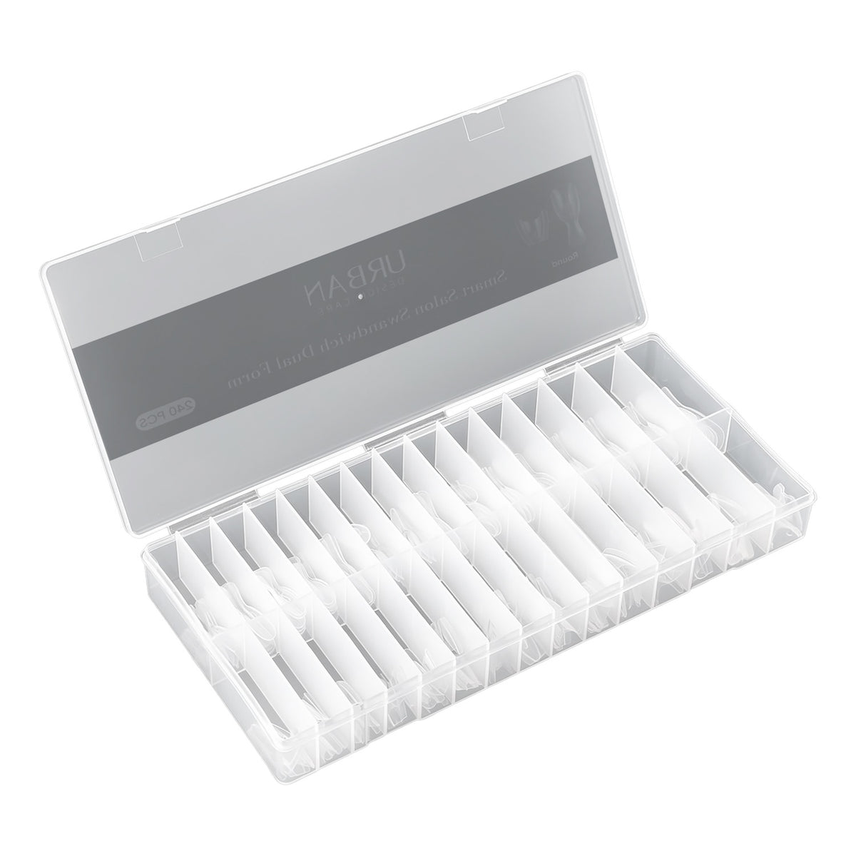 Caixa de Moldes F1/Dual Forms Easy Smart Salon Sandwich 240 uni.