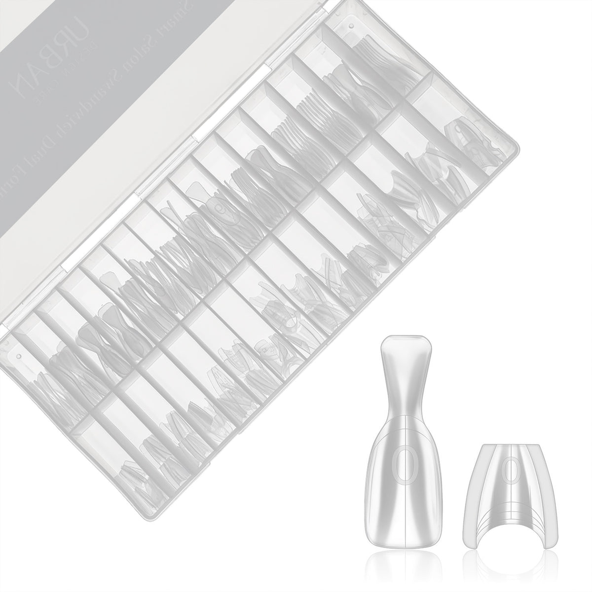 Caixa de Moldes F1/Dual Forms Easy Smart Salon Sandwich 240 uni.