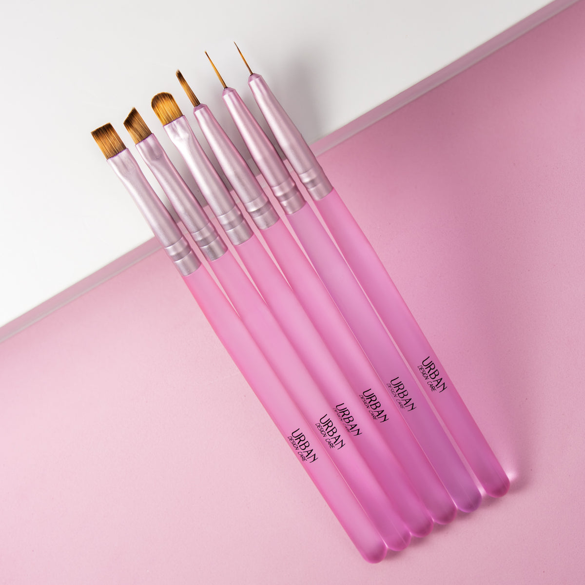 Kit 6 Pincéis Nail Art Artistic Brush