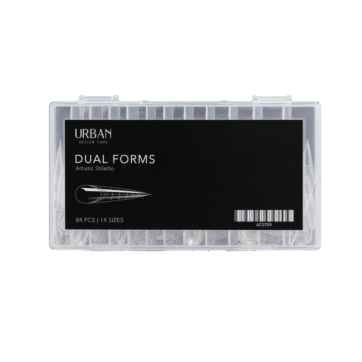 Caixa de Moldes F1/Dual Forms Artistic Stiletto 84 un.