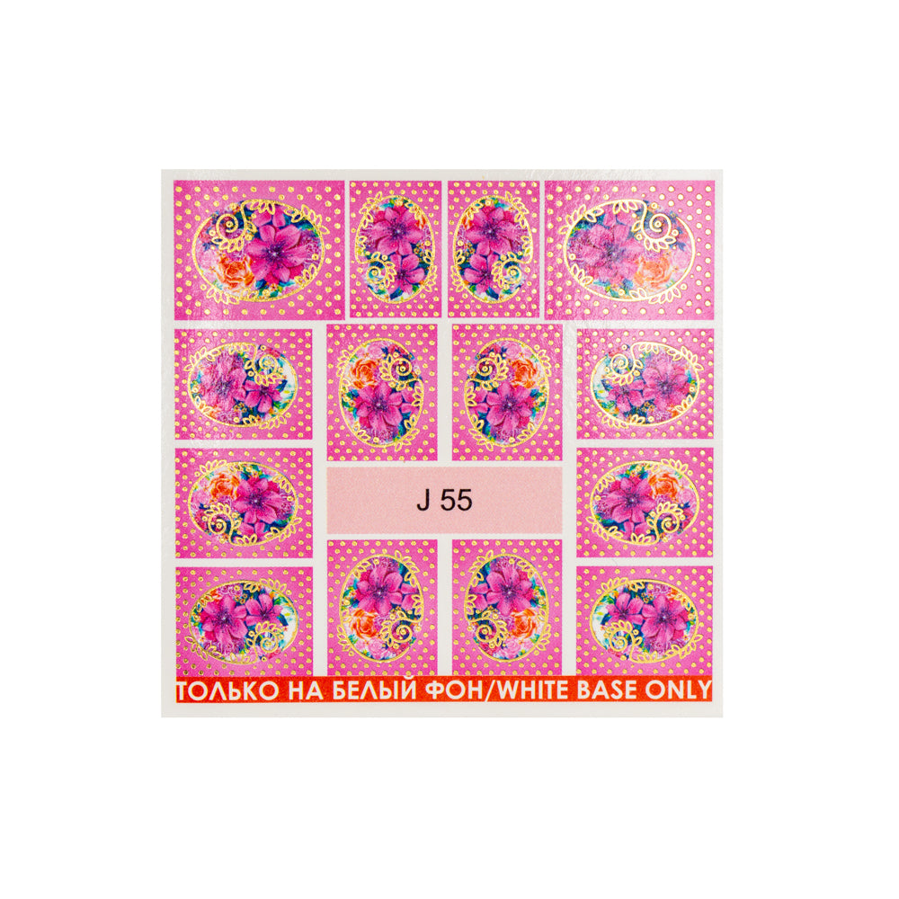 Fashion Slider Pink Flowers