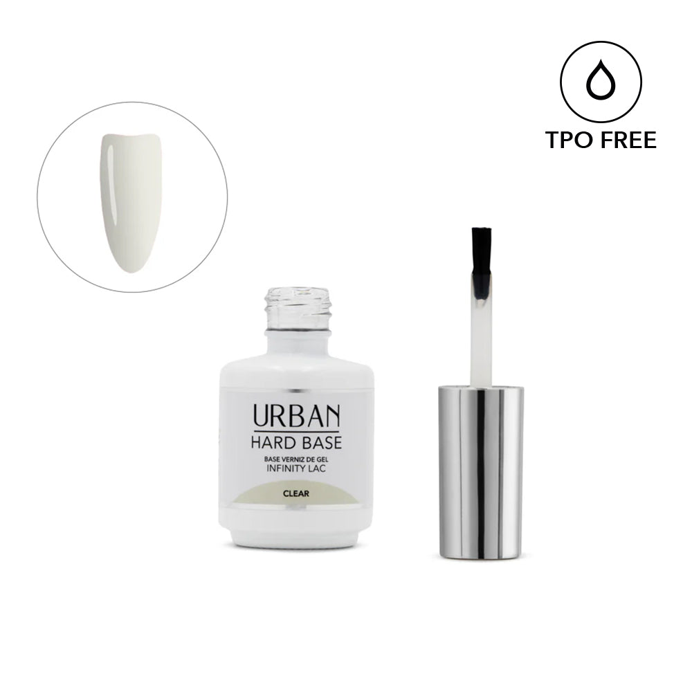 Boião branco com tip branca e pincel ao lado