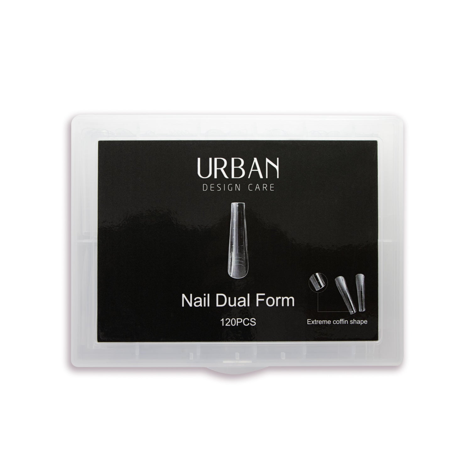 Caixa Nail Dual Form 120 uni. vista de cima fechada.