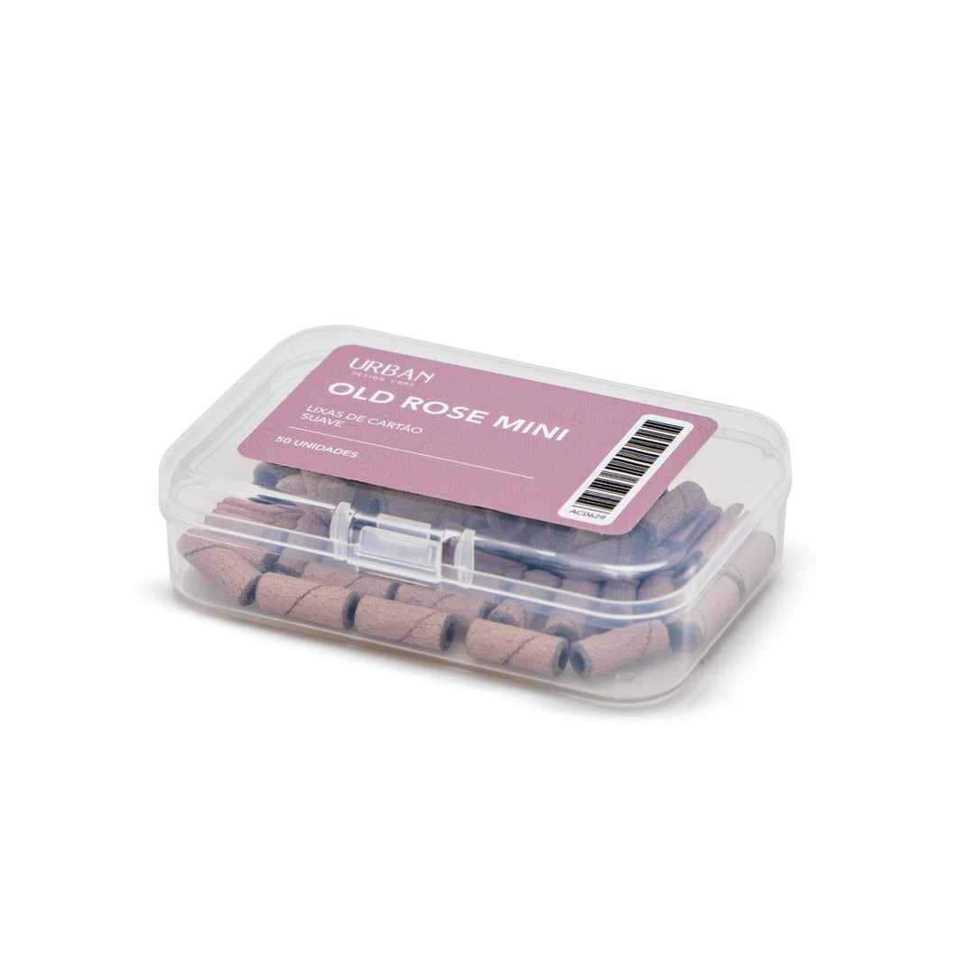 Lixas de Cartão Old Rose Mini 3mm 50 unidades