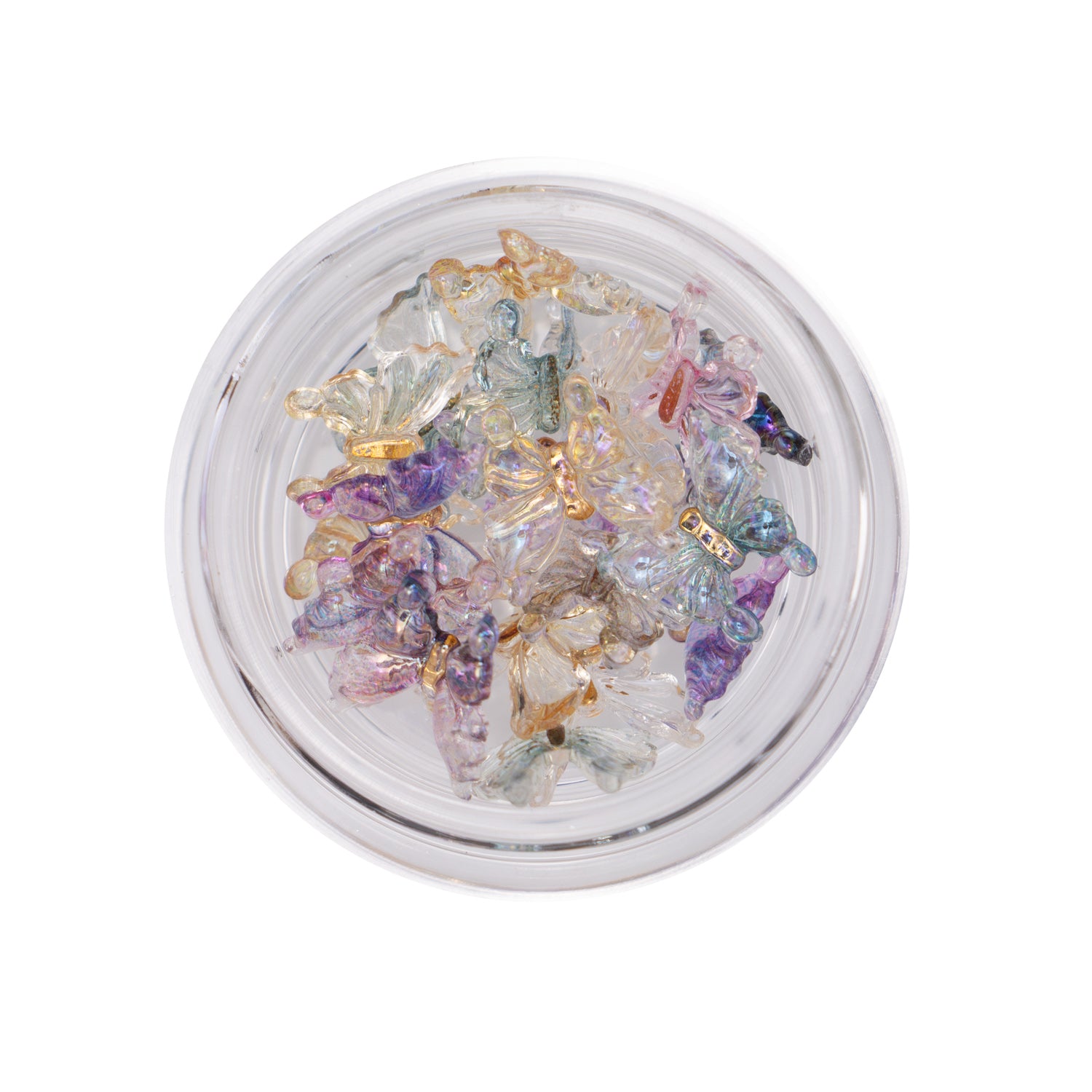 Crystal Colorful Butterfly 3D