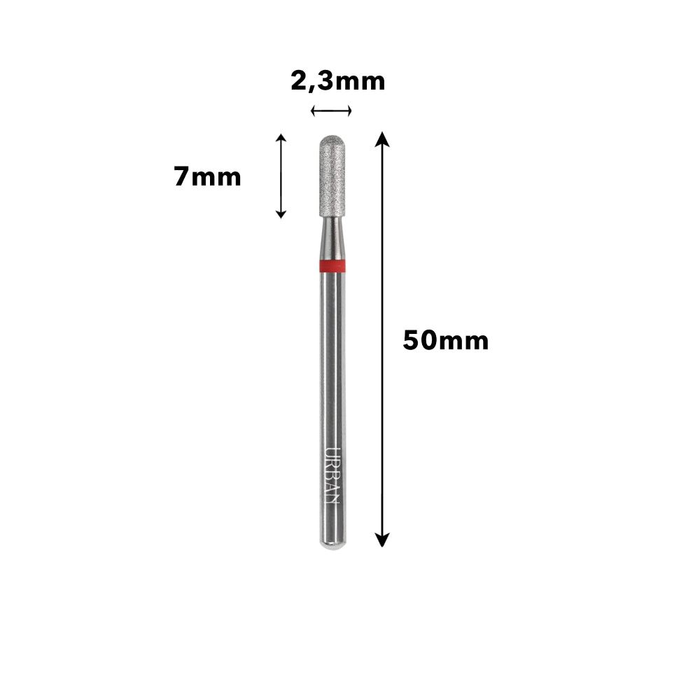 Carbide Cílindrico Diamante 2,3mm (Grão Suave)