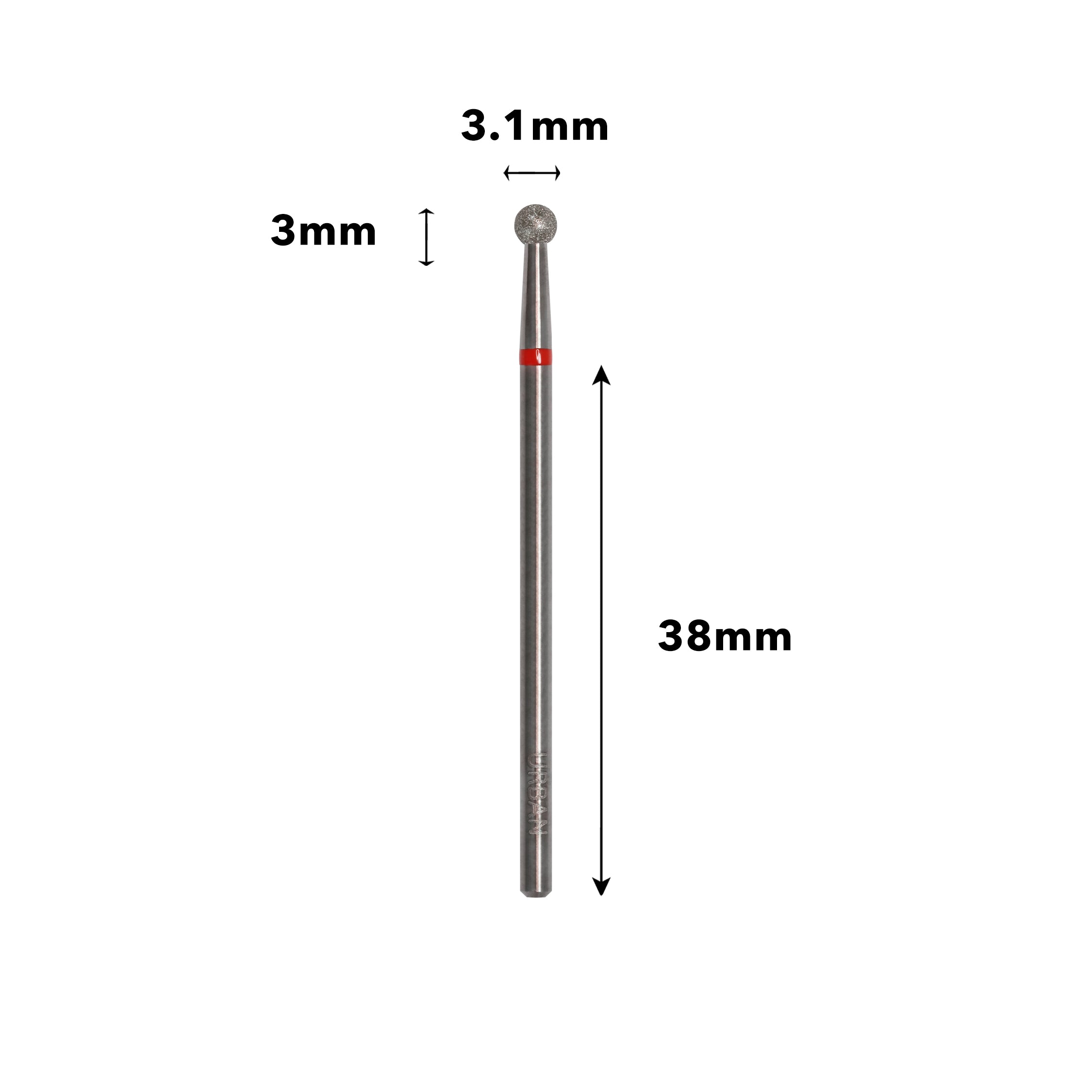 Carbide Diamante Bola Pequena Grão Suave 3,1x3mm_AC0592_03