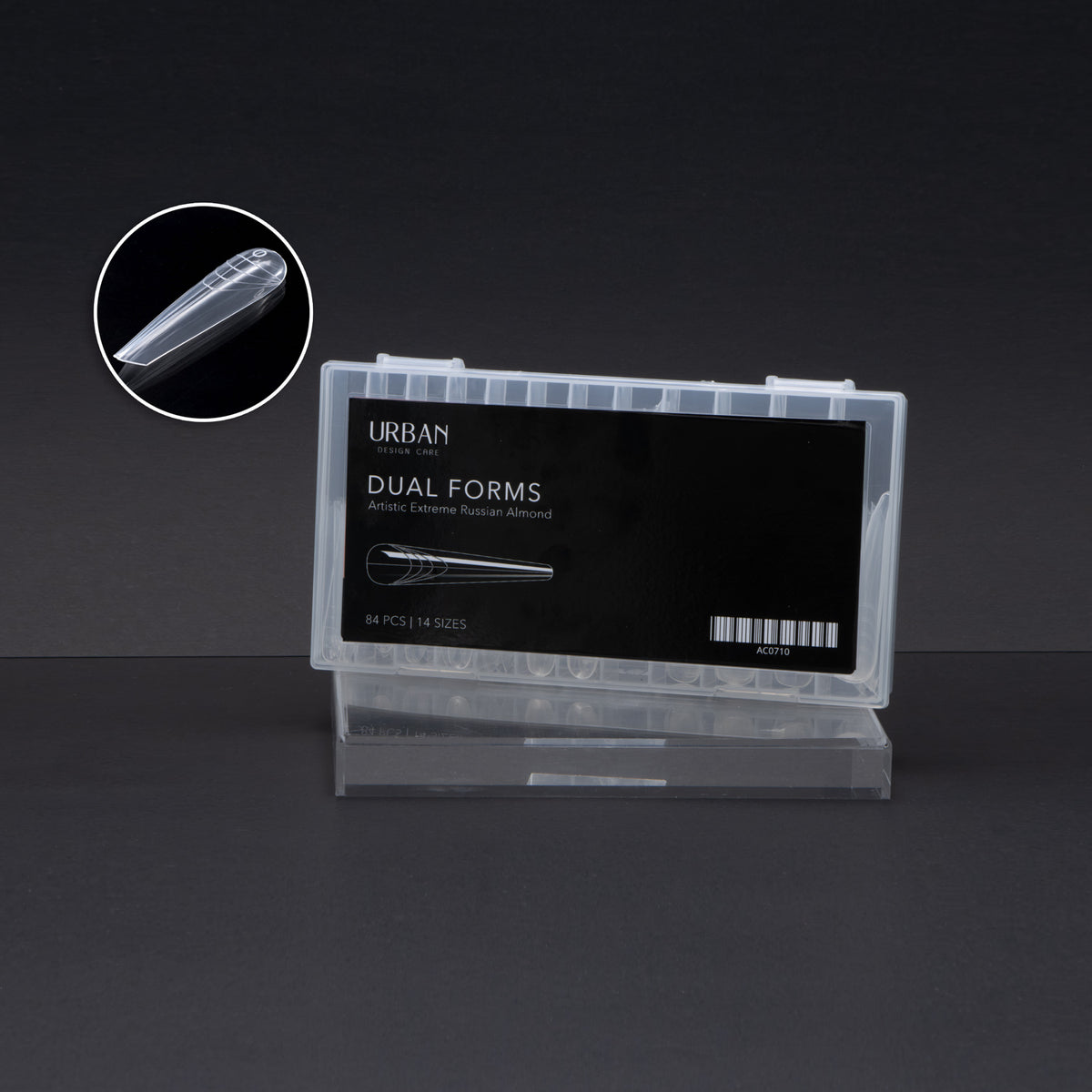 Caixa de Moldes F1/Dual Forms Artistic Extreme Russian Almond 84 uni.