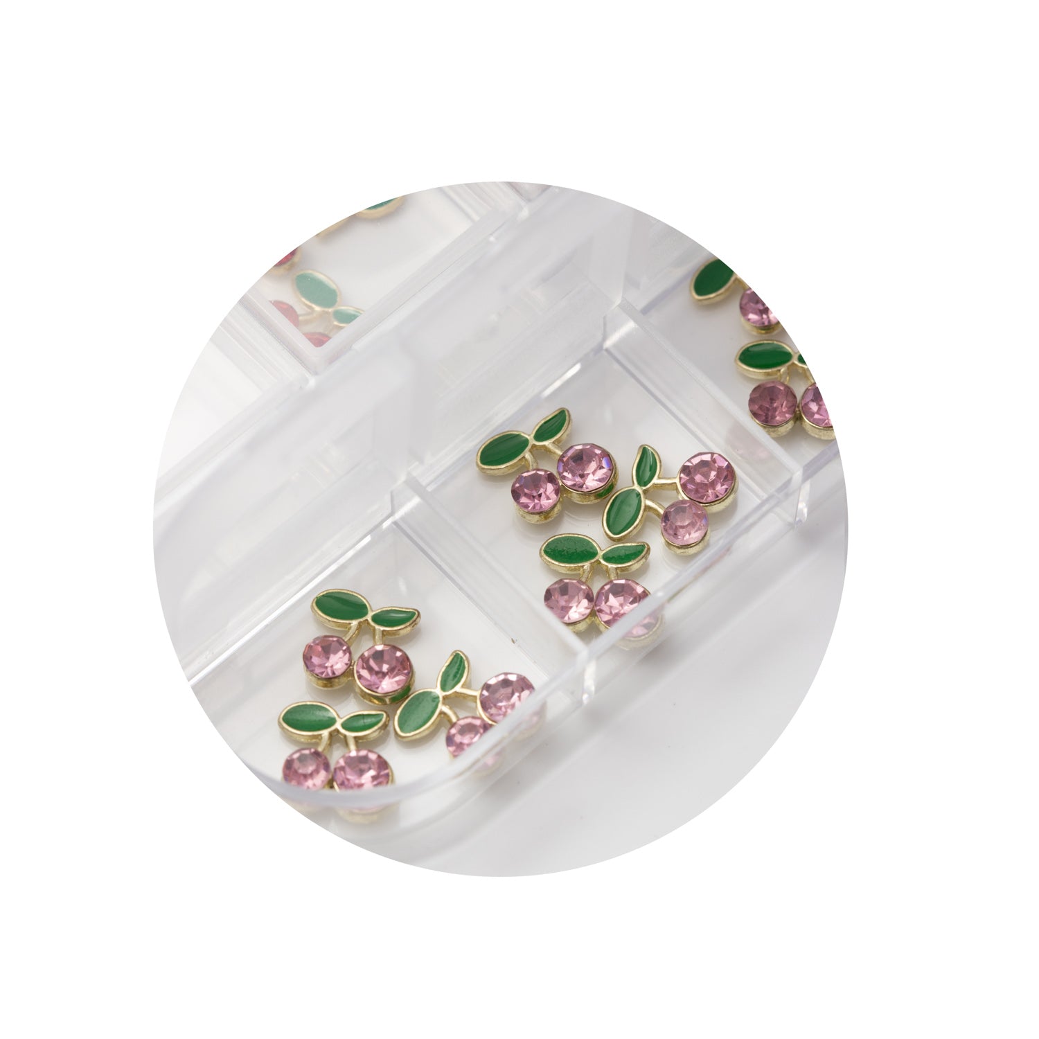 Estojo Cherry Gold Charm