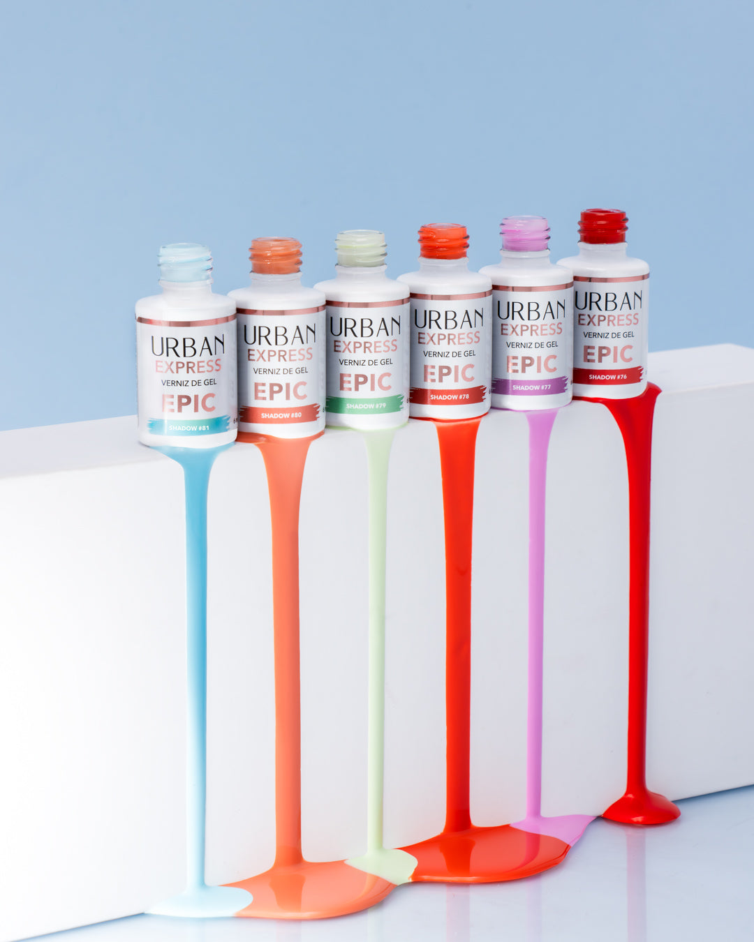 Kit Verniz Gel 6 cores Express Epic Beauty Shades (