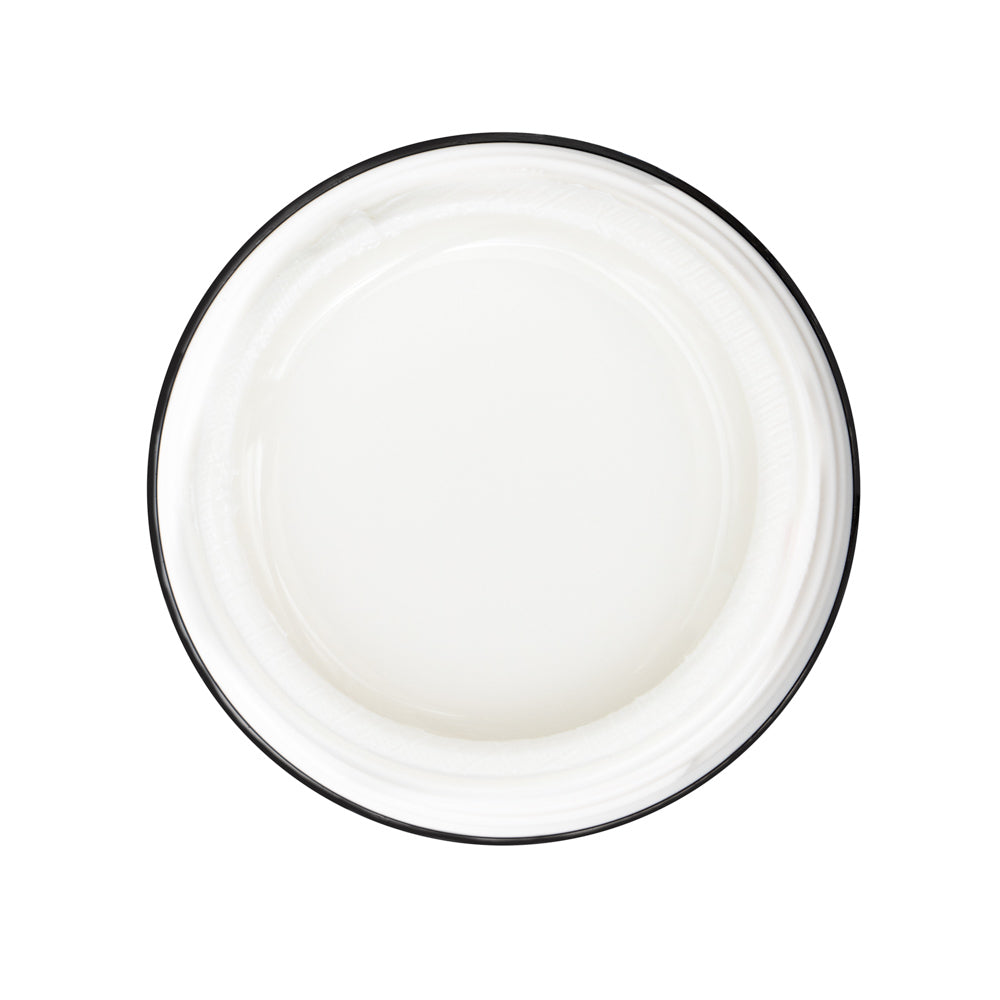 Boião aberto vista de cima a mostrar a cor