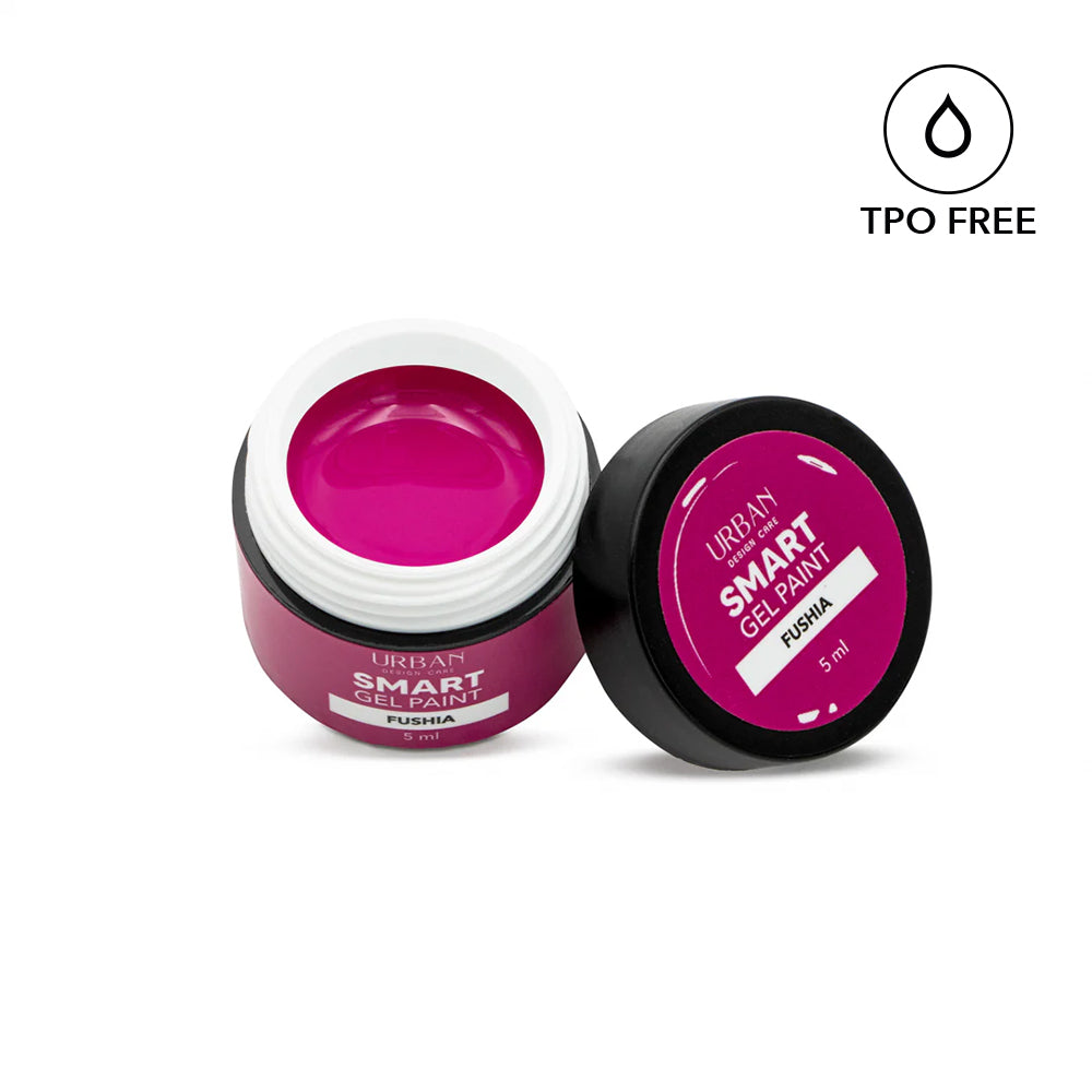 Gel para Nail Art - Smart Gel Paint Fushia 5ml