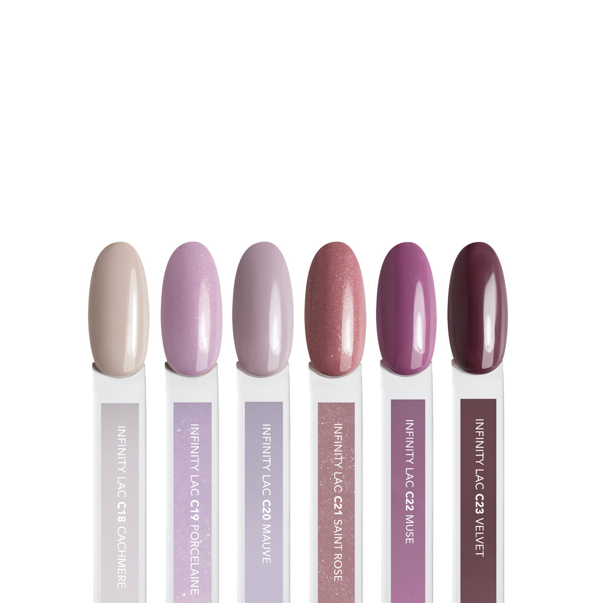 Kit 6 cores de Verniz Gel Infinity Lac Áurea Collection
