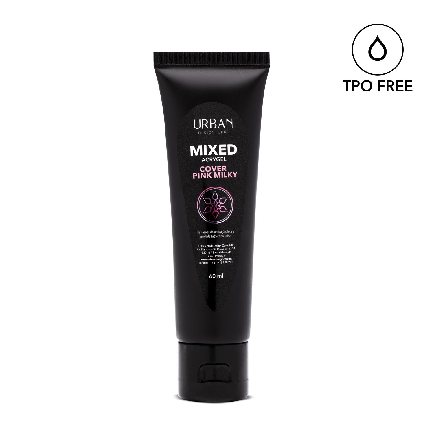 Mixed Acrygel Cover Pink Milky 60ml