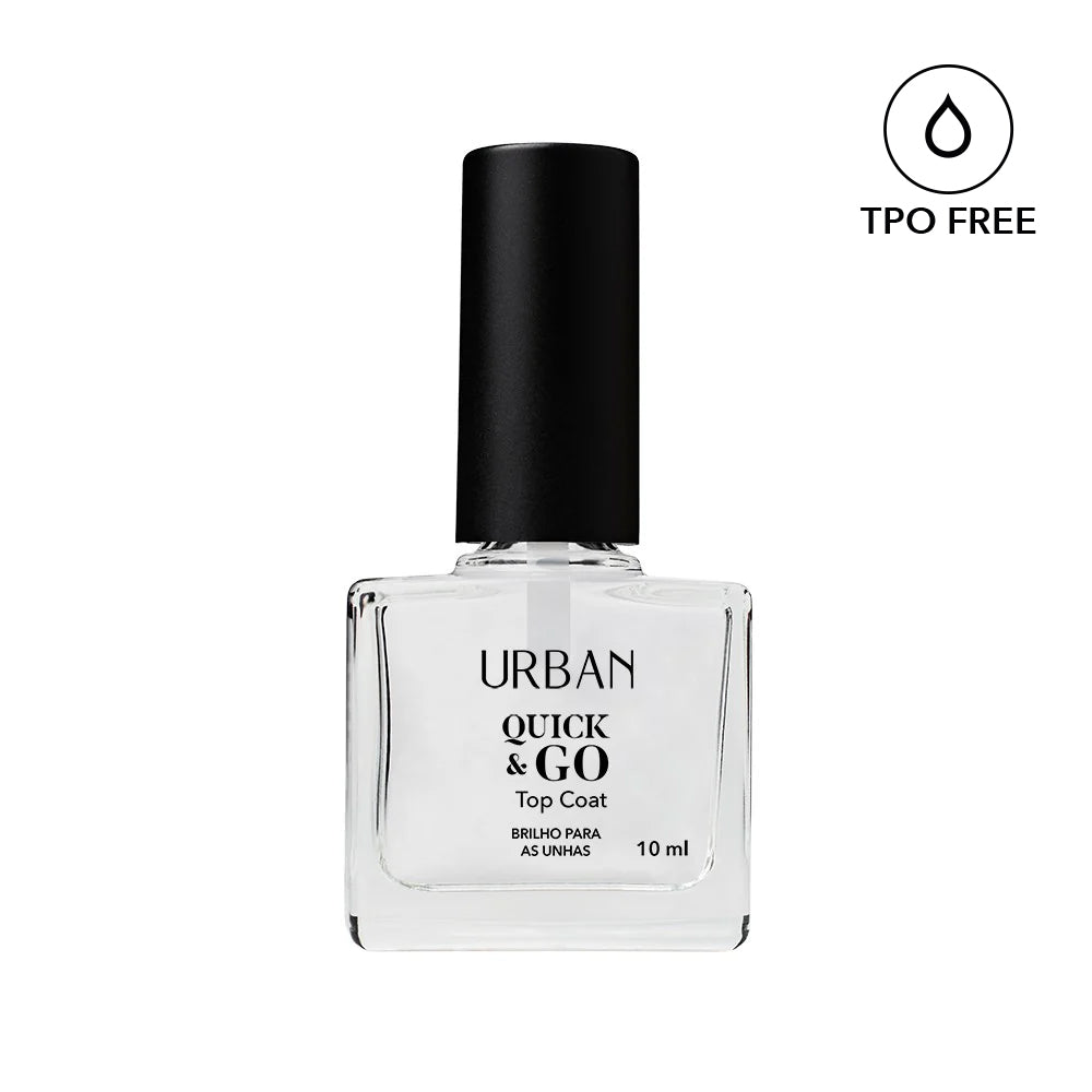 Verniz de Brilho para Unhas Top Coat Quick & GO 10ml