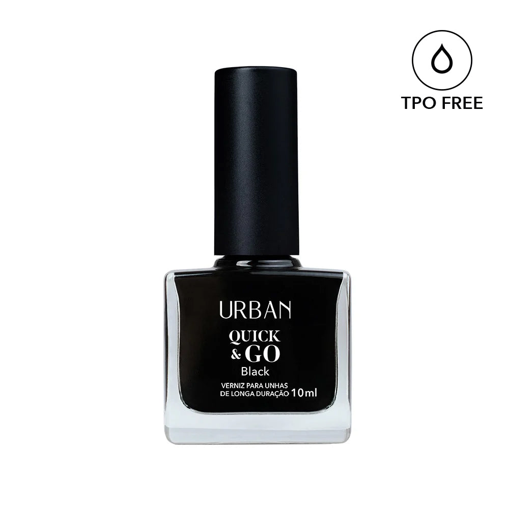 Verniz para Unhas Quick & GO Black 10ml