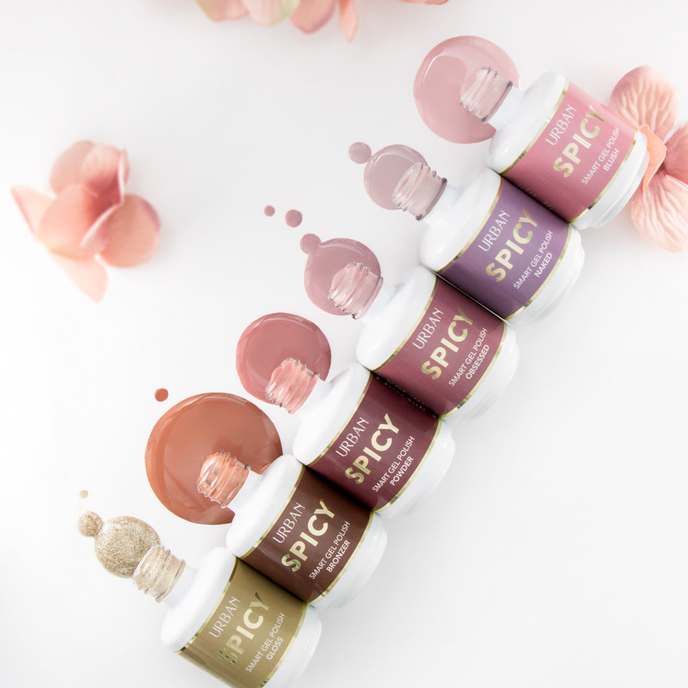 Kit Verniz Gel 6 Cores Smart Spicy 15ml