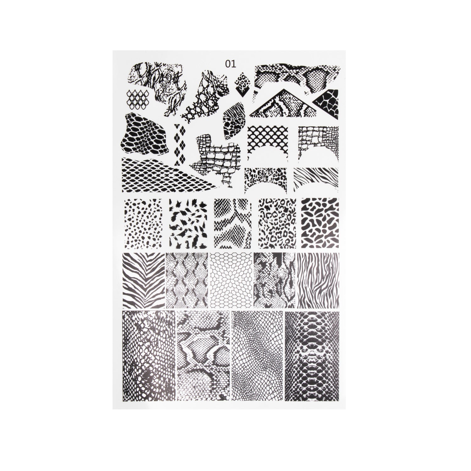 Stamping Plate Animal Print