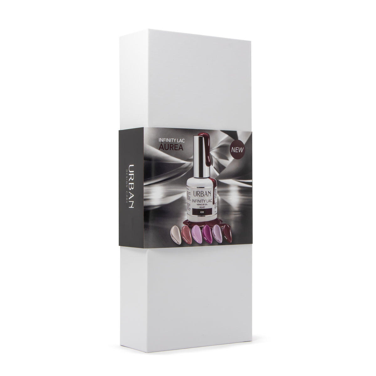 Kit 6 cores de Verniz Gel Infinity Lac Áurea Collection