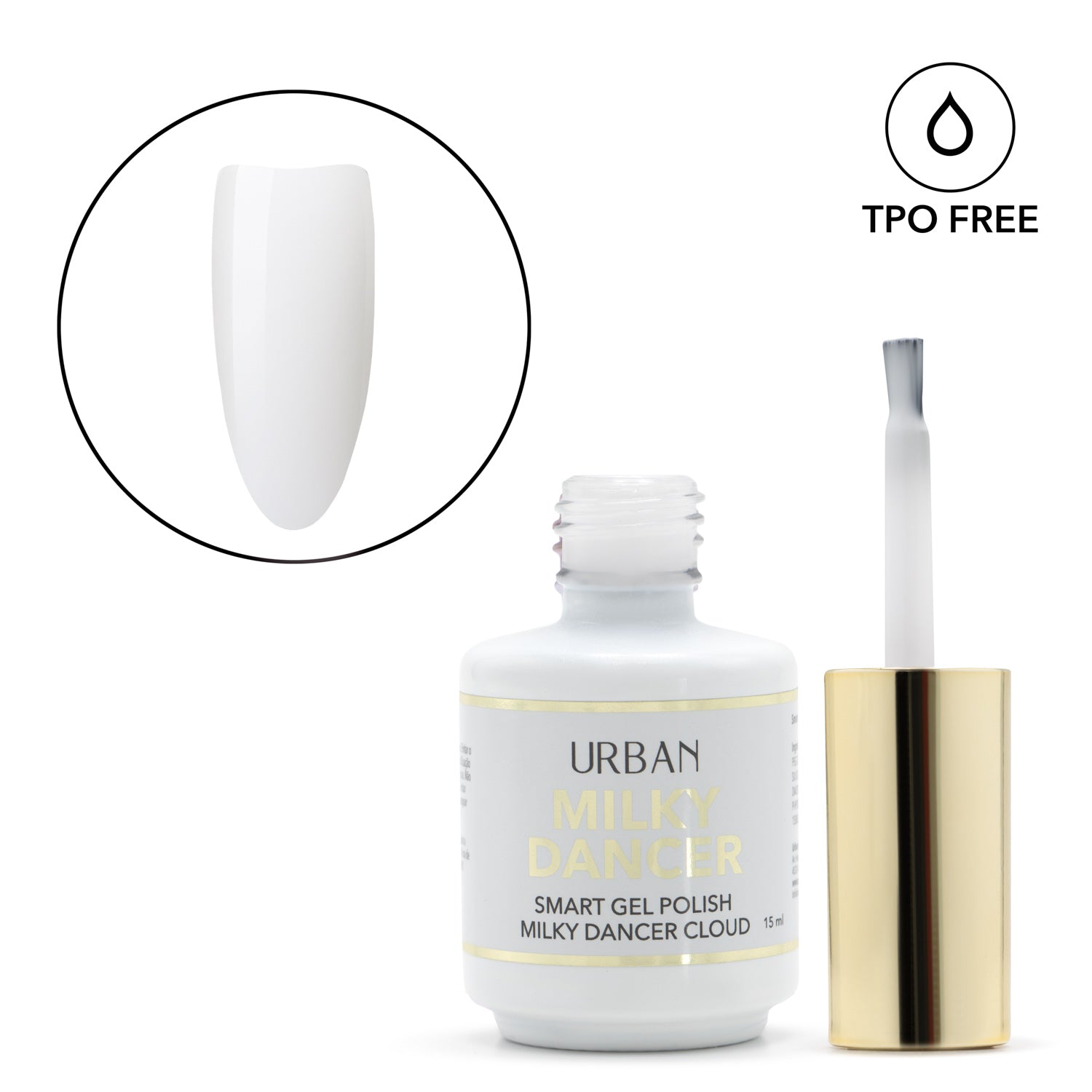 Colore Smalto Gel - Smart Milky Dancer Cloud 15ml