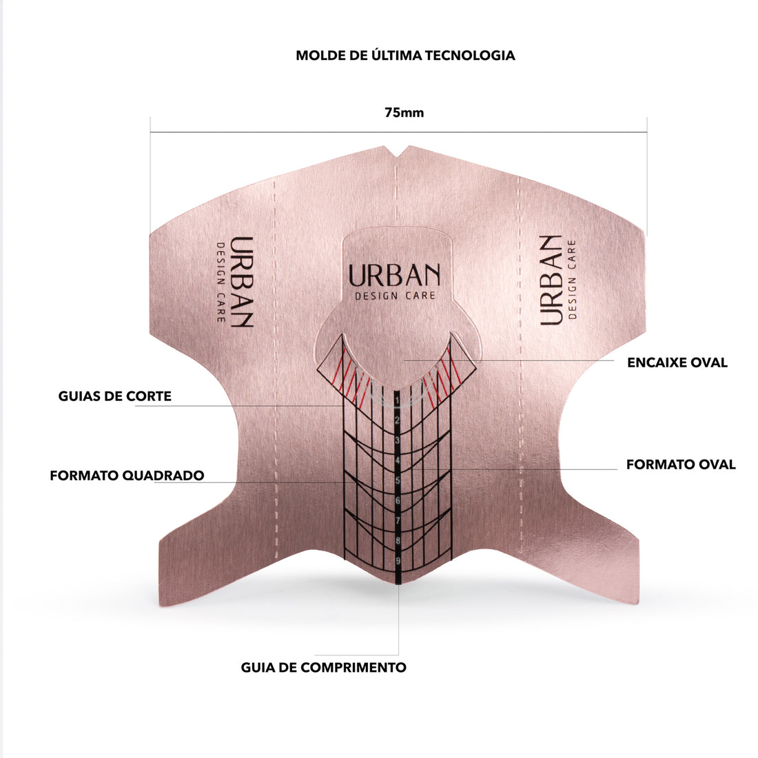 Moldes Artist Pink Large 200 unid.