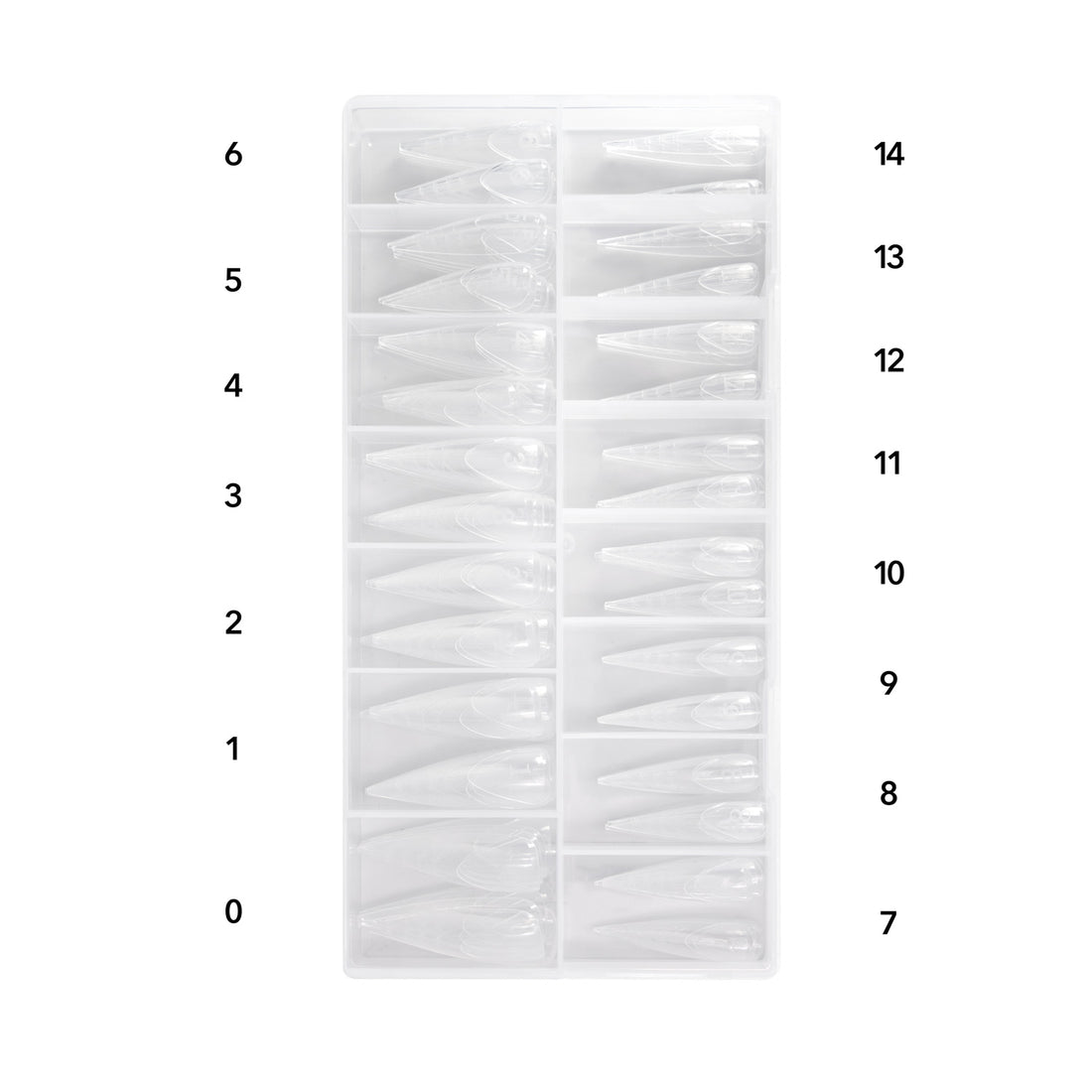 Caixa Nail Dual Form 3 em 1 - 150 uni.