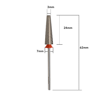 Carbide 5 in 1 Lange Spitze – Universaler Griff (Feine Körnung)