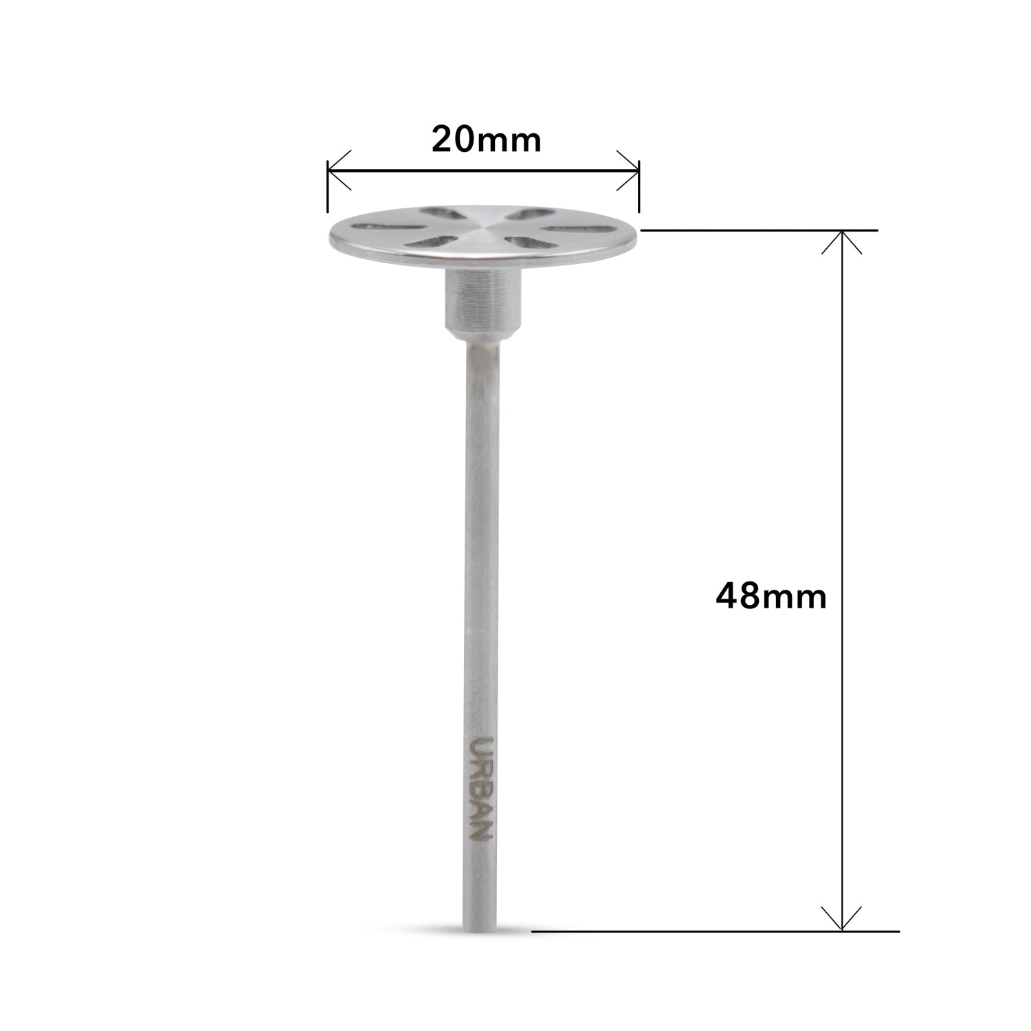 Professionelle Halterung für Maniküre-Schleifscheiben - 20mm