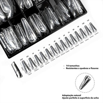 Caixa de Moldes F1/Dual Forms Smart French Line Almond 140 uni.