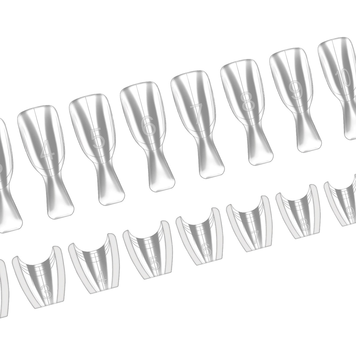 Caixa de Moldes F1/Dual Forms Easy Smart Salon Sandwich 240 uni.