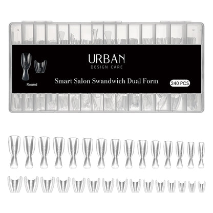 Caixa de Moldes F1/Dual Forms Easy Smart Salon Sandwich 240 uni.