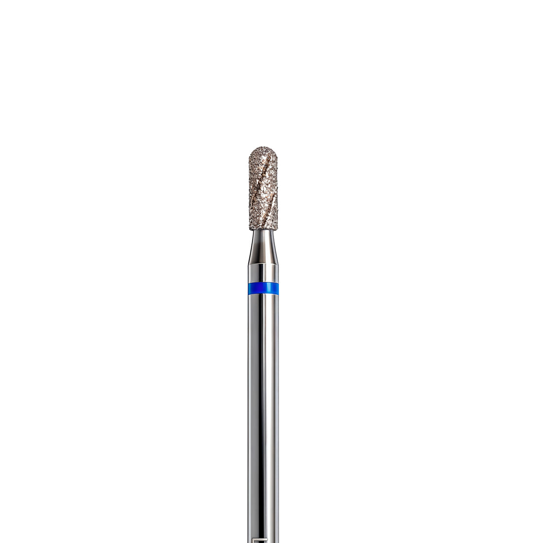 Diamantbeschichteter Karbid-Zylinder abgerundete Spitze 2,3mm (mittlere Körnung)