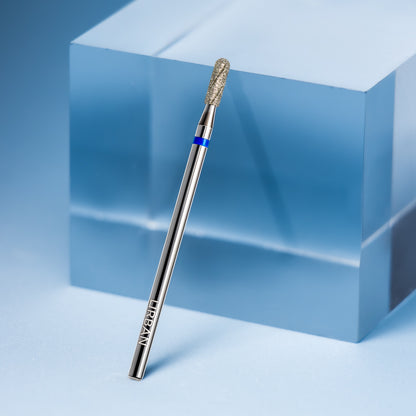 Carburo Diamantato Cilindro Punta Arrotondata 2.3mm (Grana Media)