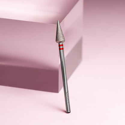 Diamantbeschichteter Karbid-Kegel Flamme feine Spitze (feine Körnung)