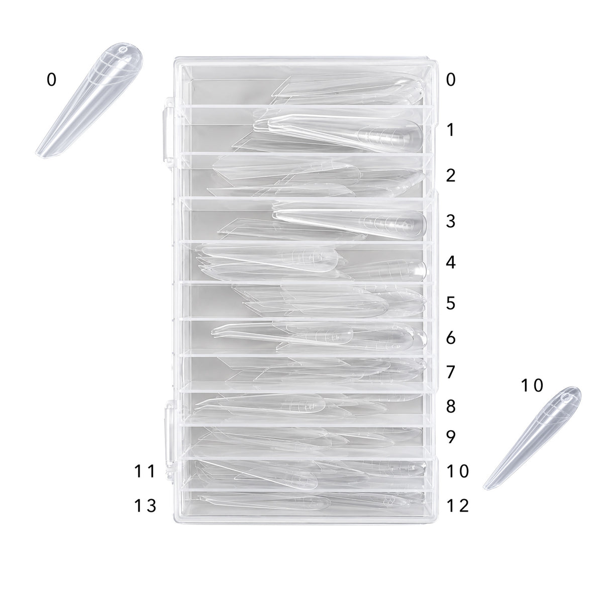 Mold Box F1/Dual Forms - Easy French Oval 150 pcs