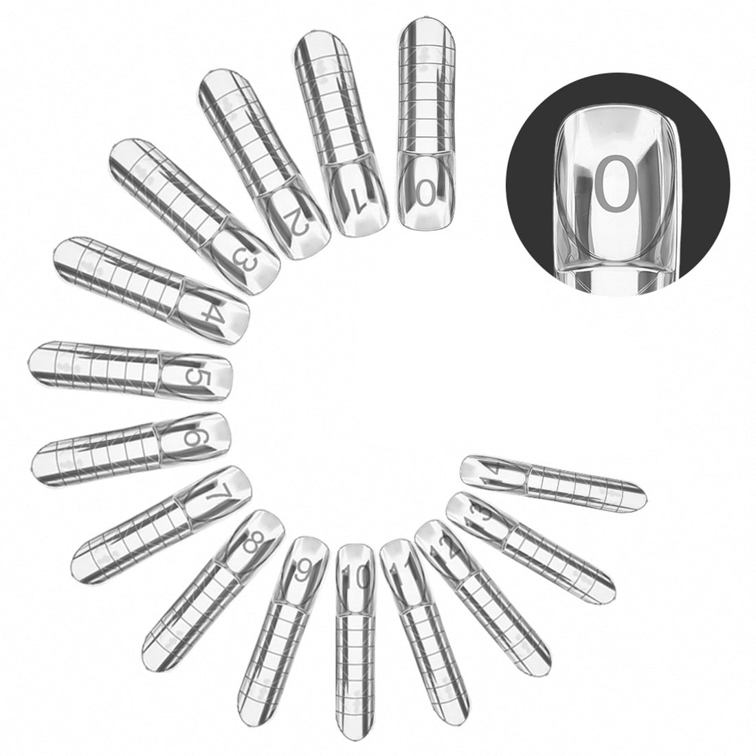 Caixa de Moldes F1/Dual Forms - Easy French Oval 150 un.