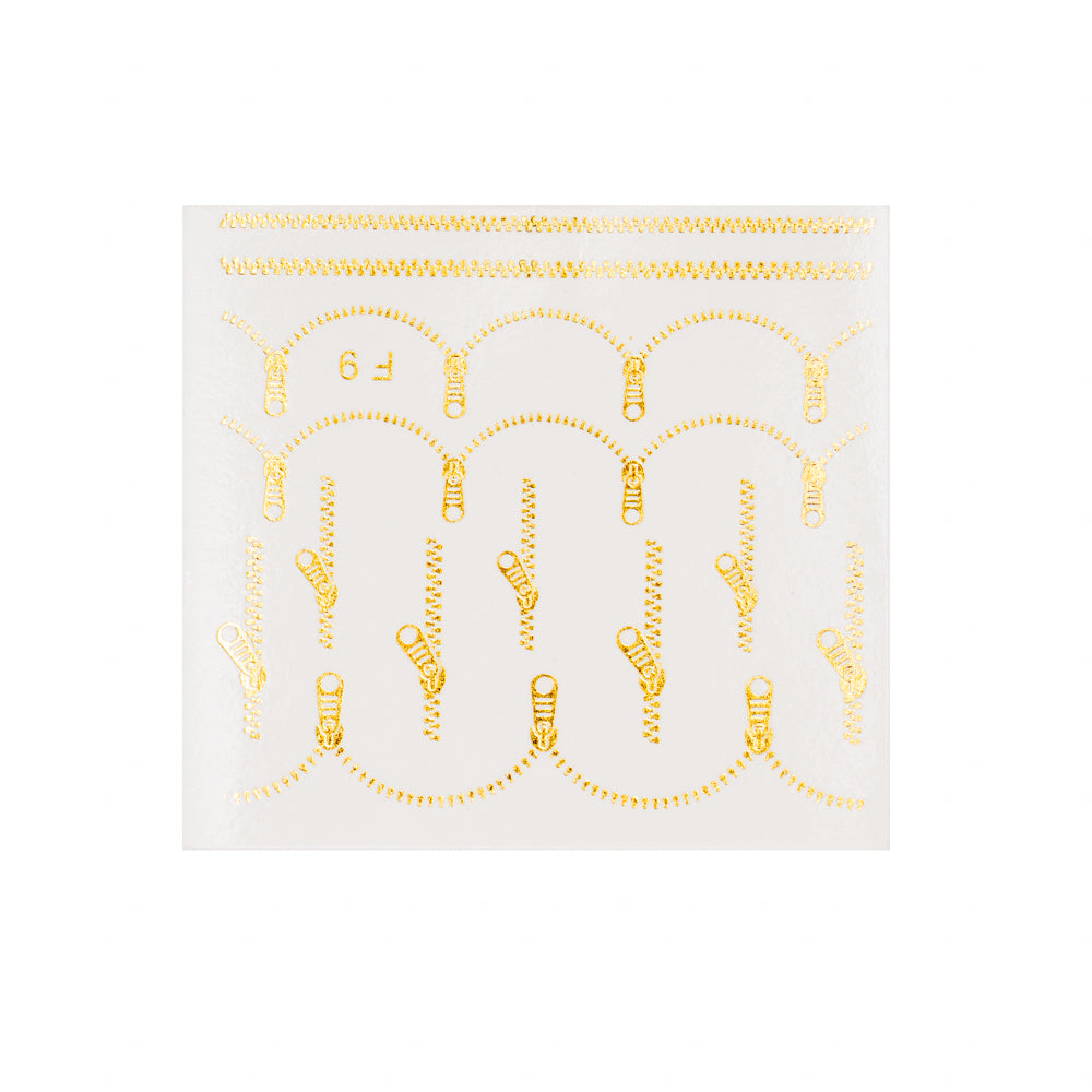 Fashion Slider Zip Gold