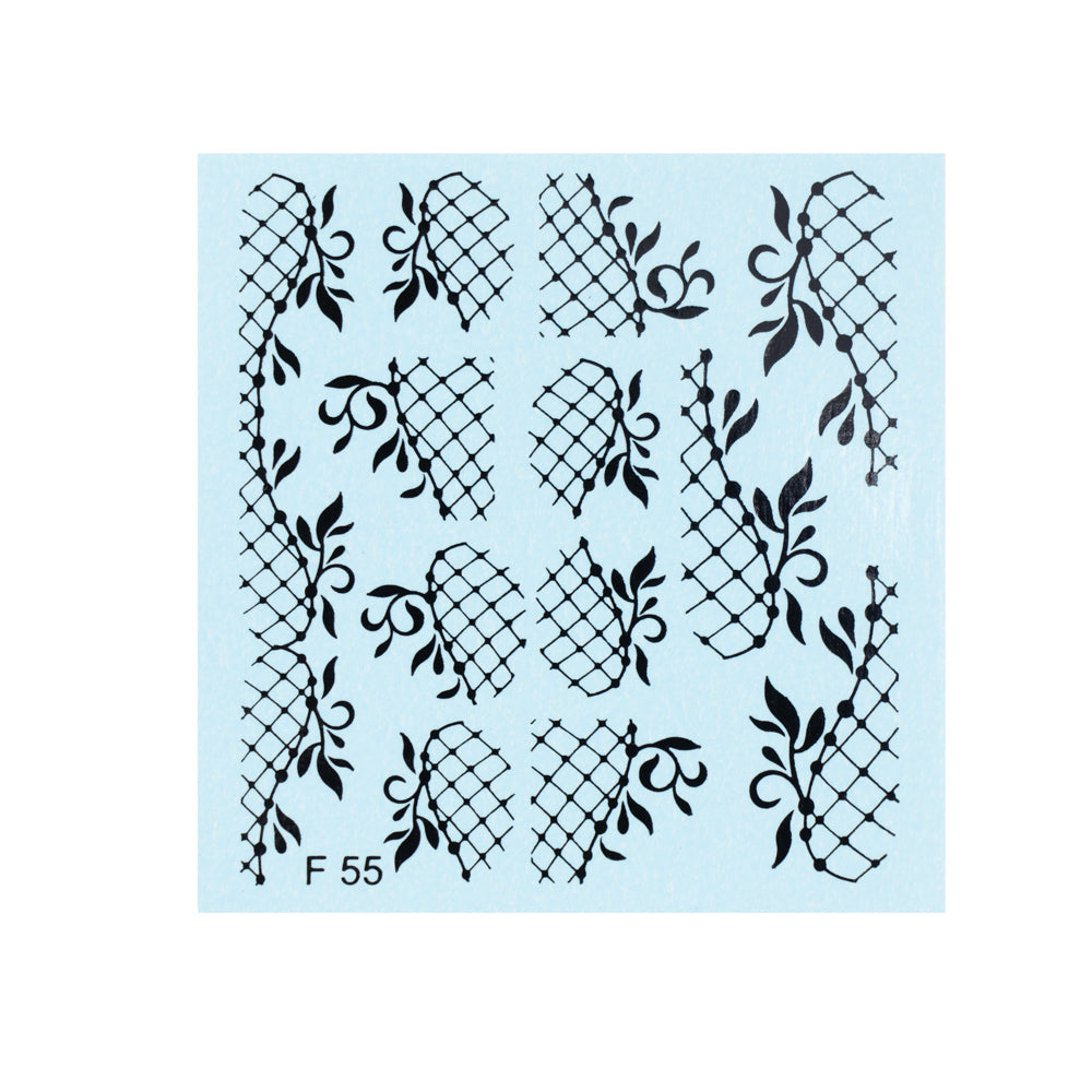 Fashion Slider Foil Black Laced