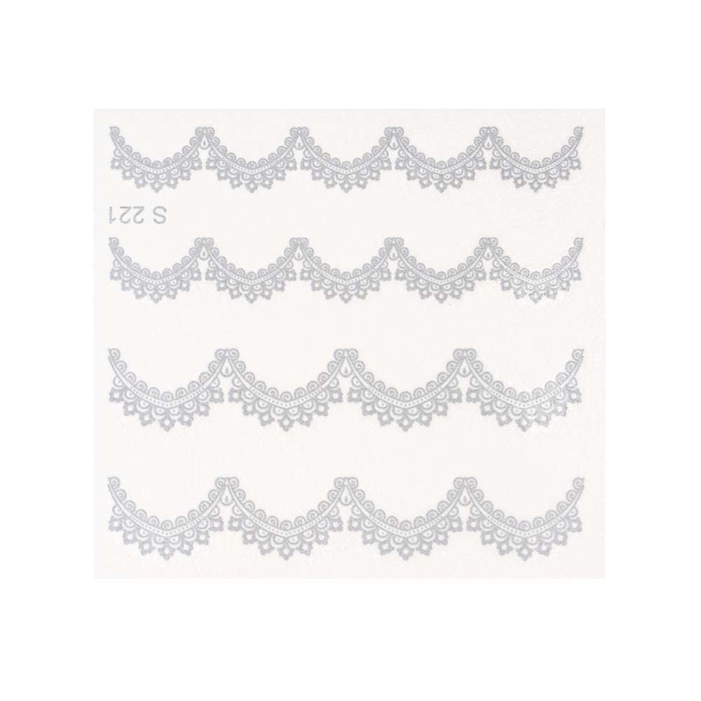 Fashion Slider Silver Vintage Details S221