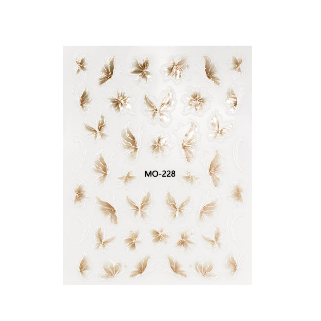 Nude Butterfly - Smart Nail Sticker