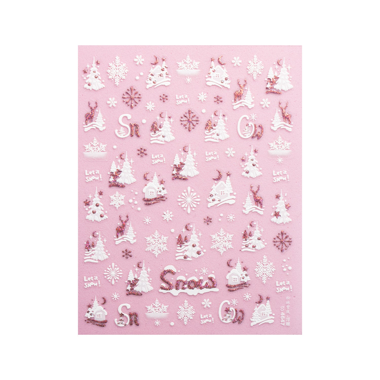 Let It Snow - Smart Nail Sticker