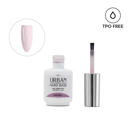 Boião branco a mostrar a cor no pincel e na tip