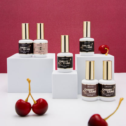 Kit Verniz Gel 6 Cores Smart Cherry Gang 15ml