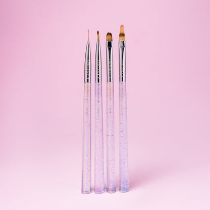Kit 4 Pinceaux Essentiels Holo Clear