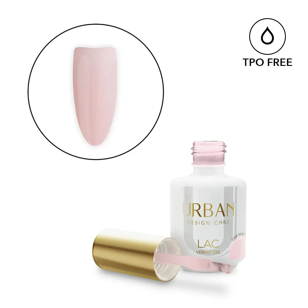 Verniz Gel Urban Lac Pink Milky 15ml