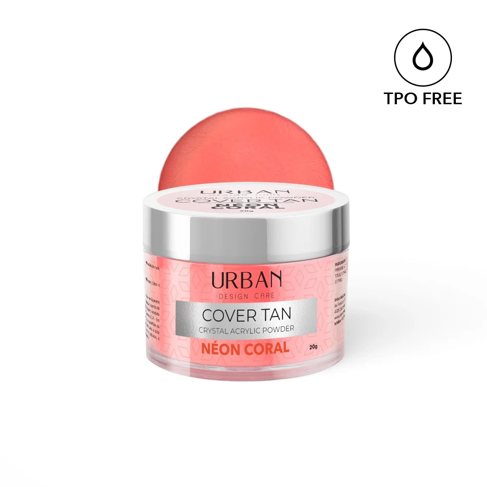 Crystal Acrilic Powder Néon Coral 20g