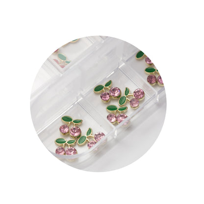 Estojo Cherry Gold Charm