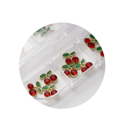 Estojo Cherry Gold Charm