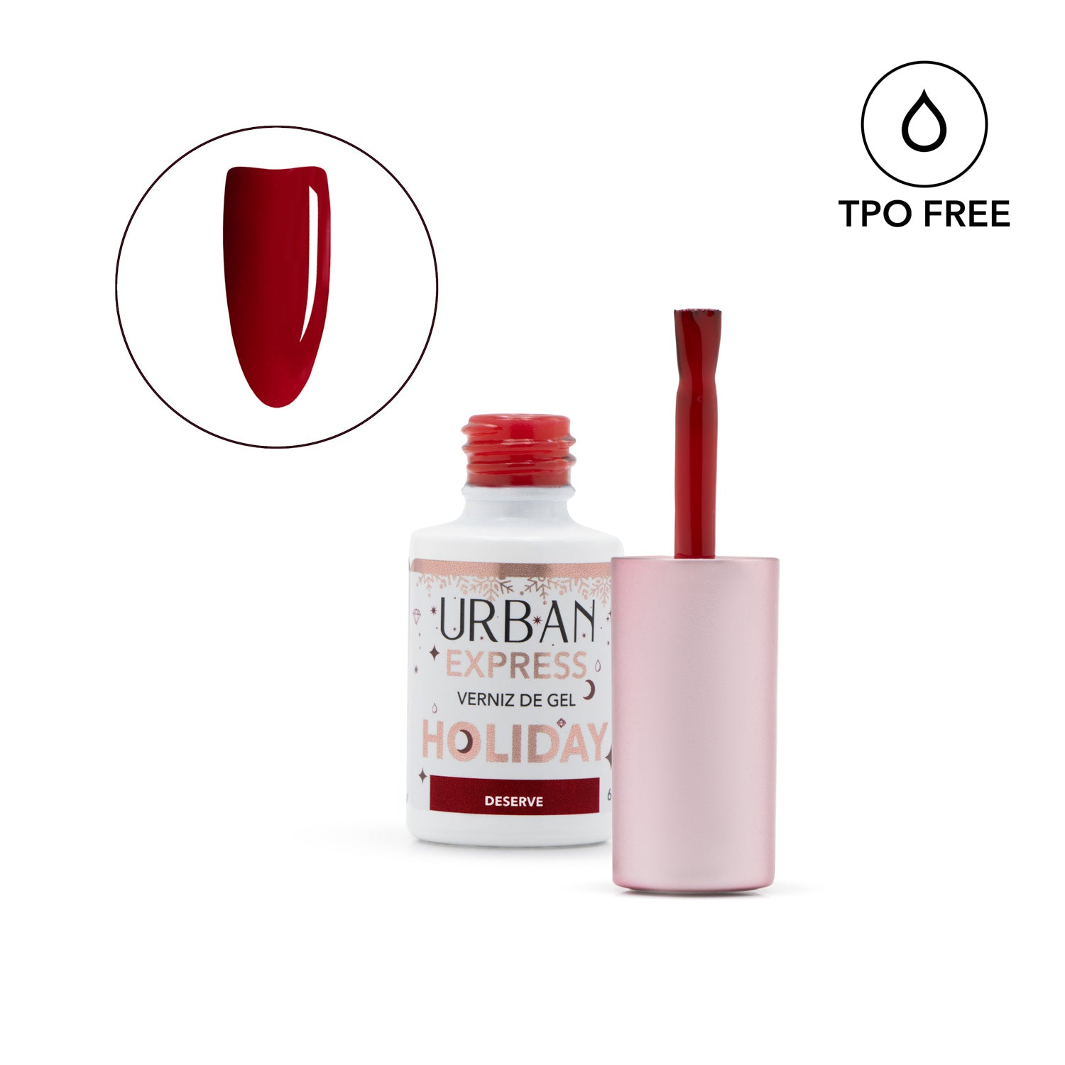 Cor de Verniz Gel -  Express Holiday Deserve 6ml