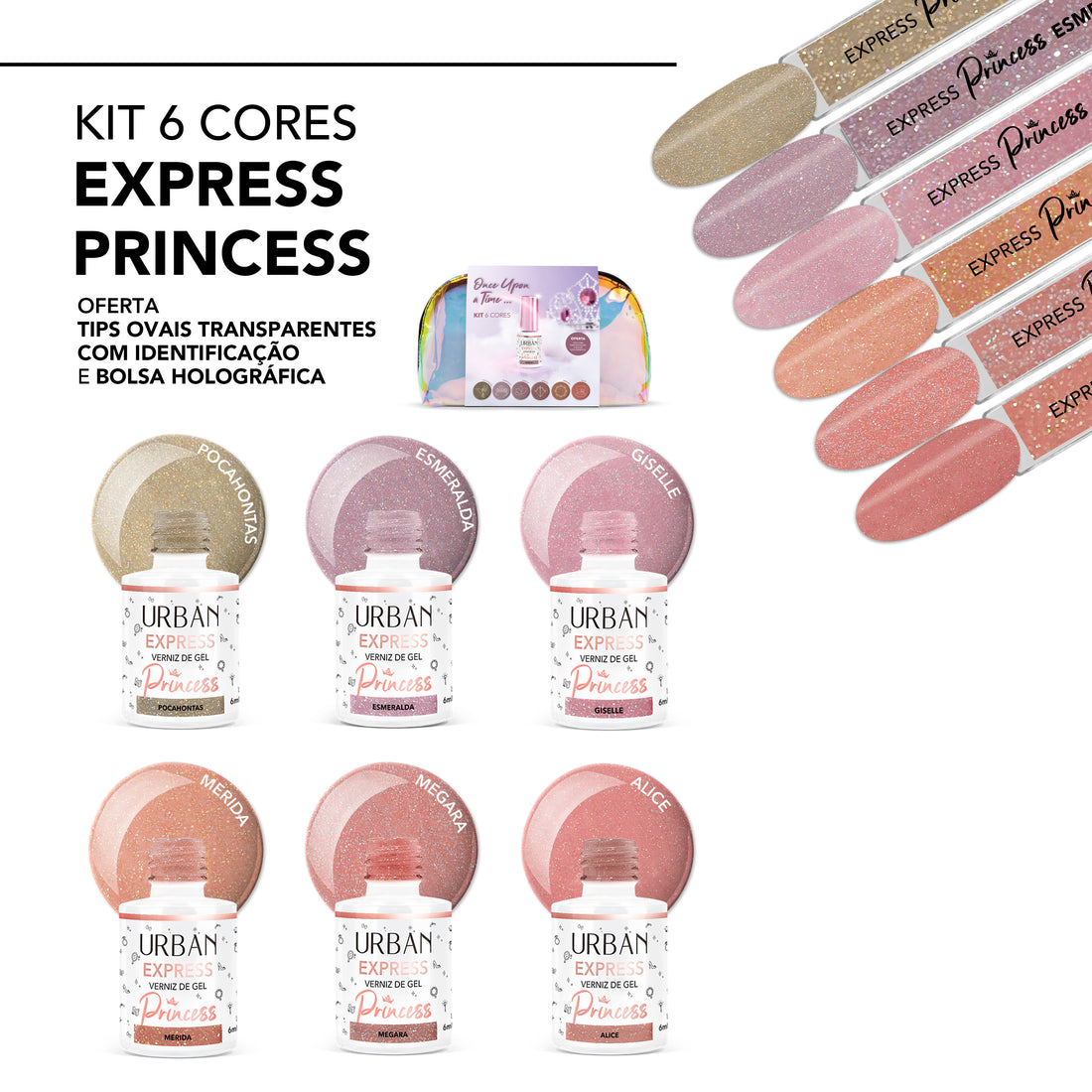 Kit Smalto Gel 6 Colori Express Princess - 2ª Edizione
